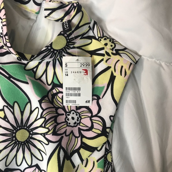 Floral Cut Out Mini Dress - Picture 3 of 5